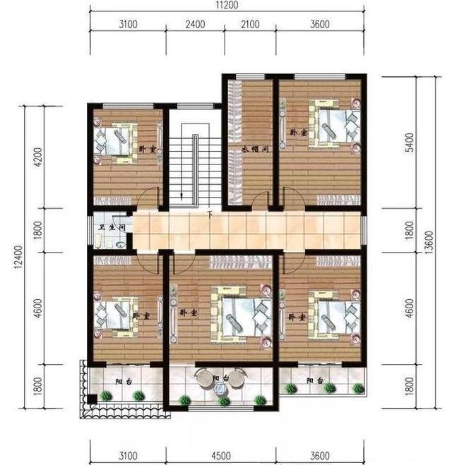 兩款磚混結(jié)構(gòu)的農(nóng)村自建別墅設(shè)計圖，造價經(jīng)濟，省下來的錢還可以裝修用