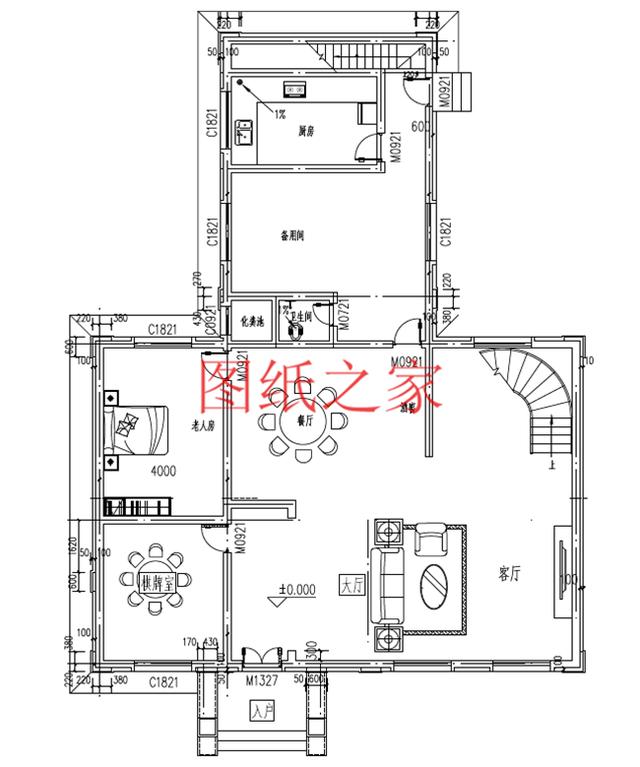 有宅基地就是好，這四套別墅設計圖，你最喜歡哪套