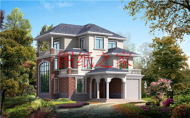 有宅基地就是好，這四套別墅設計圖，你最喜歡哪套