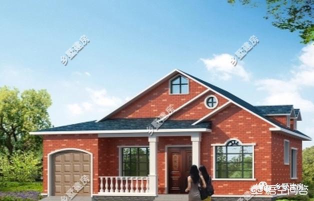 一層磚混結(jié)構(gòu)別墅設(shè)計圖，外觀大氣，布局實用，造價只要18萬