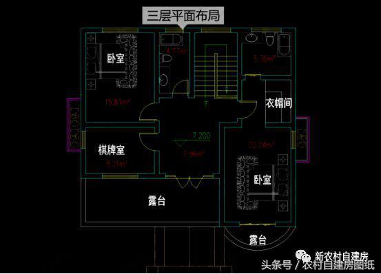 3款小戶型三層別墅設計圖， 造價比較經(jīng)濟，很適合農(nóng)村自建