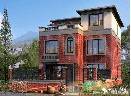 3款小戶型三層別墅設計圖， 造價比較經(jīng)濟，很適合農(nóng)村自建