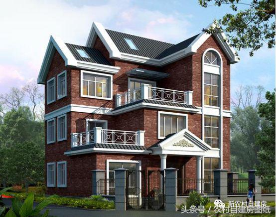 3款小戶型三層別墅設計圖， 造價比較經(jīng)濟，很適合農(nóng)村自建