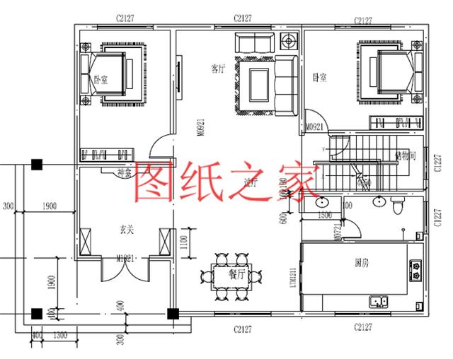 5套二層別墅設計圖紙送給你，性價比和空間利用率都很好，來看看吧