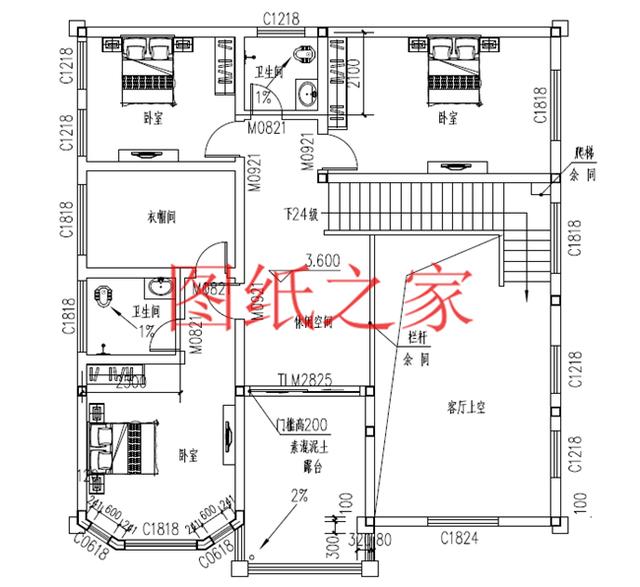 5套二層別墅設計圖紙送給你，性價比和空間利用率都很好，來看看吧