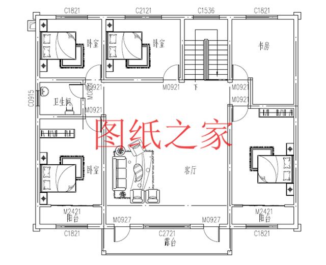 5套二層別墅設計圖紙送給你，性價比和空間利用率都很好，來看看吧