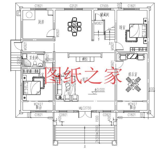 5套二層別墅設計圖紙送給你，性價比和空間利用率都很好，來看看吧