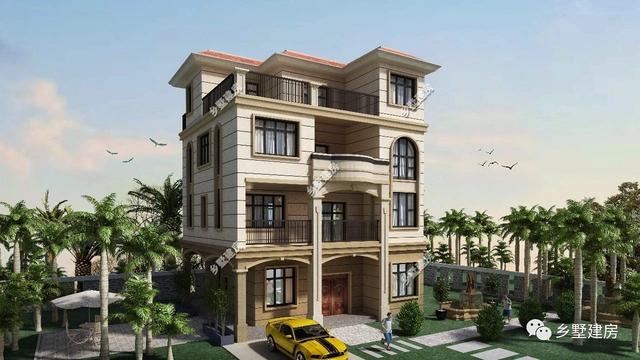 4層頂級(jí)歐式別墅設(shè)計(jì)圖，50萬(wàn)建成，讓農(nóng)村生活也優(yōu)雅別致起來(lái)