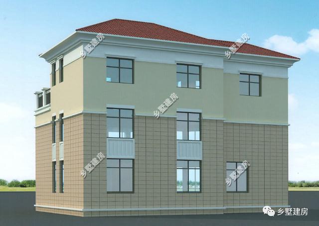 三層別墅設(shè)計圖，簡約大氣，外觀別致