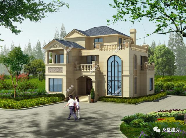 這兩款別墅設計圖送給你，想建房要趁早，好好的宅基地別浪費了