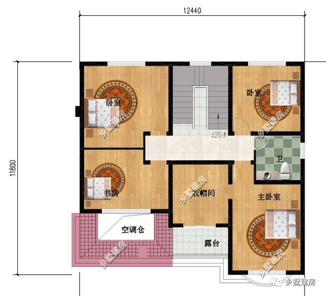 這兩款別墅設計圖送給你，想建房要趁早，好好的宅基地別浪費了