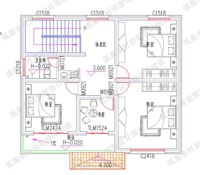 建房旺季開(kāi)始了，推薦這款二層最佳房屋設(shè)計(jì)圖，造價(jià)低好施工