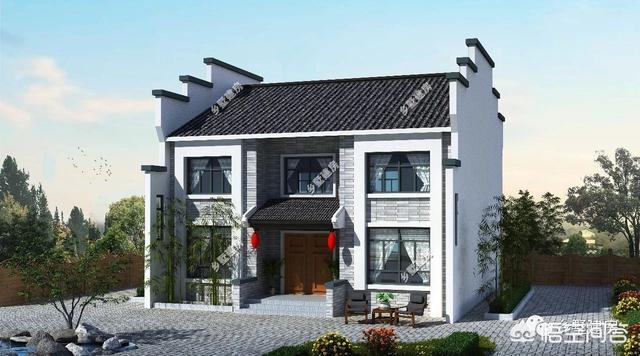 中式風(fēng)格的自建房設(shè)計(jì)圖，設(shè)計(jì)感十足