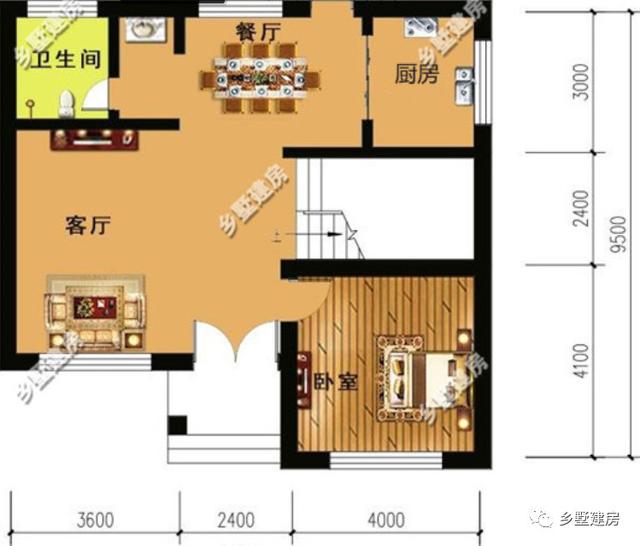 這款別墅設(shè)計圖紙，專門為農(nóng)村生活量身定制，好看又實用