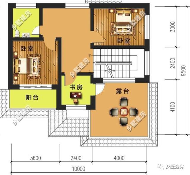 這款別墅設(shè)計圖紙，專門為農(nóng)村生活量身定制，好看又實用