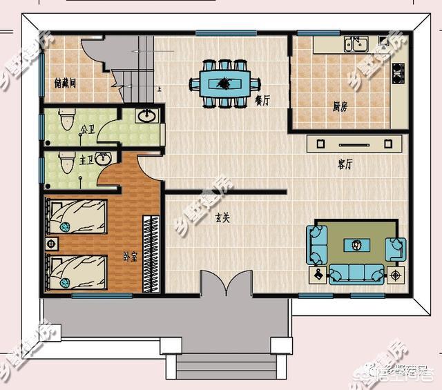 想要在農(nóng)村有面子，那就是建一棟別墅了，這款二層別墅設(shè)計(jì)圖推薦給你