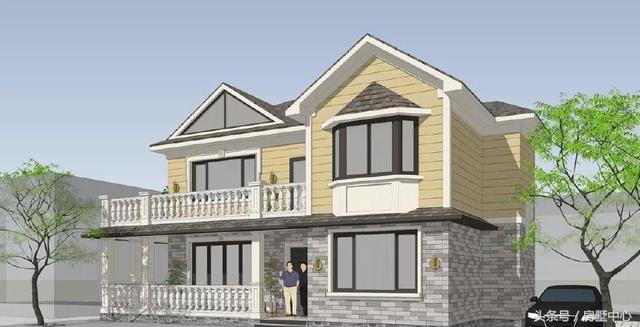 雙拼別墅設(shè)計圖，36萬蓋一棟，接上爸媽一起住