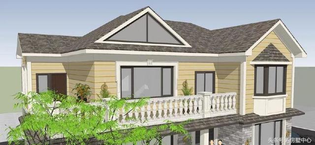 雙拼別墅設(shè)計圖，36萬蓋一棟，接上爸媽一起住