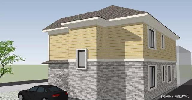 雙拼別墅設(shè)計圖，36萬蓋一棟，接上爸媽一起住