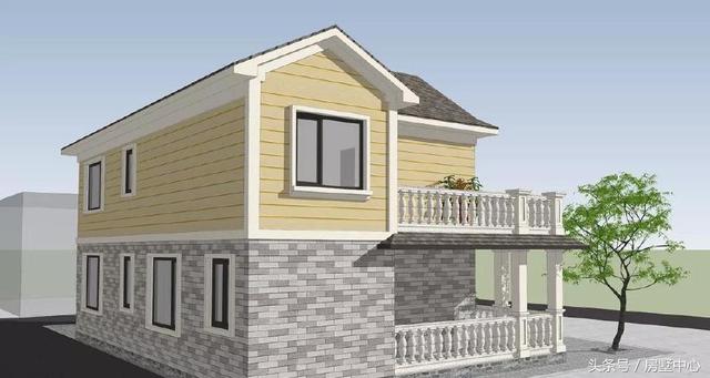 雙拼別墅設(shè)計圖，36萬蓋一棟，接上爸媽一起住