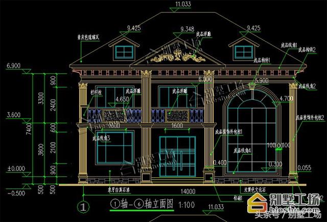 二層簡(jiǎn)歐農(nóng)村別墅設(shè)計(jì)圖，挑高復(fù)式客廳，配色簡(jiǎn)單，整體方正大方