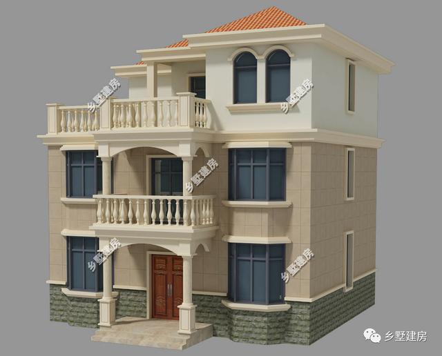 開間10米，進(jìn)深9米的3層歐式自建房設(shè)計(jì)圖這樣設(shè)計(jì)會更加美觀