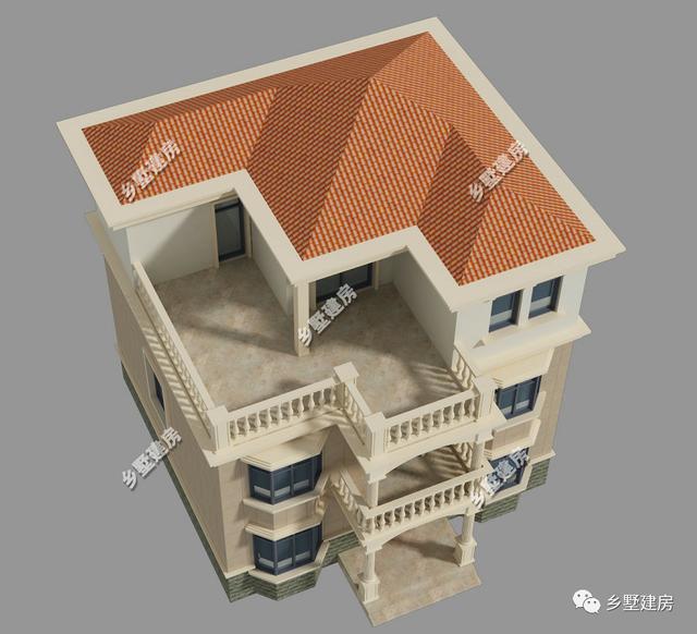 開間10米，進(jìn)深9米的3層歐式自建房設(shè)計(jì)圖這樣設(shè)計(jì)會更加美觀