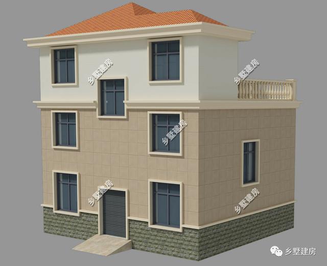 開間10米，進(jìn)深9米的3層歐式自建房設(shè)計(jì)圖這樣設(shè)計(jì)會更加美觀