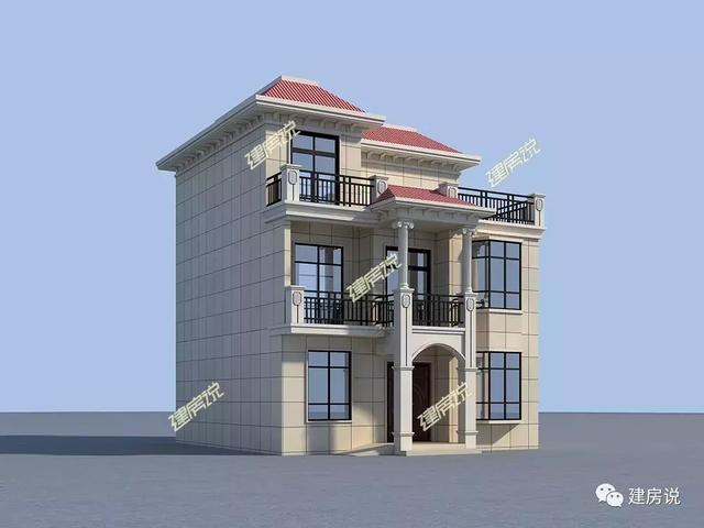 100平小開間精致別墅設計圖，占地小花費少，是一款不容錯過的戶型