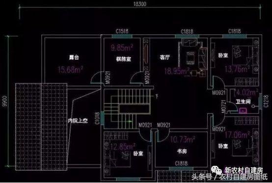 5套新農(nóng)村別墅設(shè)計(jì)圖，用材簡(jiǎn)單，便于施工，一般的農(nóng)村施工隊(duì)都可以建造