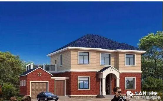 5套新農(nóng)村別墅設(shè)計(jì)圖，用材簡(jiǎn)單，便于施工，一般的農(nóng)村施工隊(duì)都可以建造