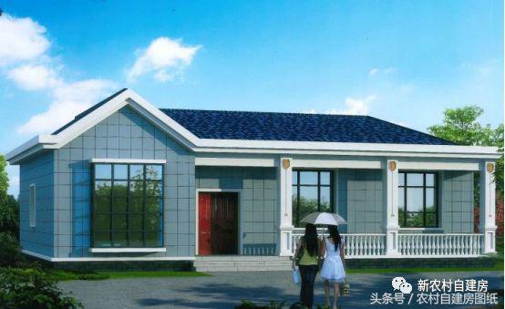 5套新農(nóng)村別墅設(shè)計(jì)圖，用材簡(jiǎn)單，便于施工，一般的農(nóng)村施工隊(duì)都可以建造
