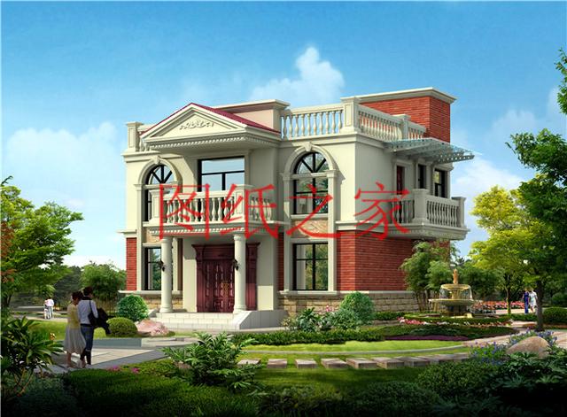 3套農(nóng)村二層別墅設(shè)計(jì)圖，占地110平方米左右，造價(jià)只要20萬，快來看看吧