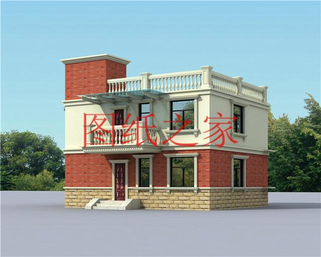 3套農(nóng)村二層別墅設(shè)計(jì)圖，占地110平方米左右，造價(jià)只要20萬，快來看看吧