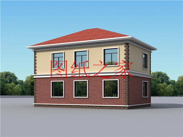 3套農(nóng)村二層別墅設(shè)計(jì)圖，占地110平方米左右，造價(jià)只要20萬，快來看看吧