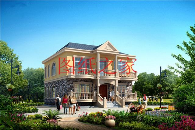 3套農(nóng)村二層別墅設(shè)計(jì)圖，占地110平方米左右，造價(jià)只要20萬，快來看看吧