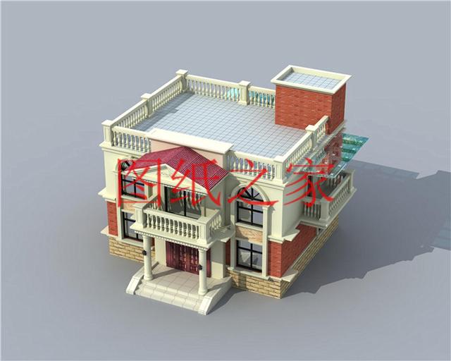 3套農(nóng)村二層別墅設(shè)計(jì)圖，占地110平方米左右，造價(jià)只要20萬，快來看看吧