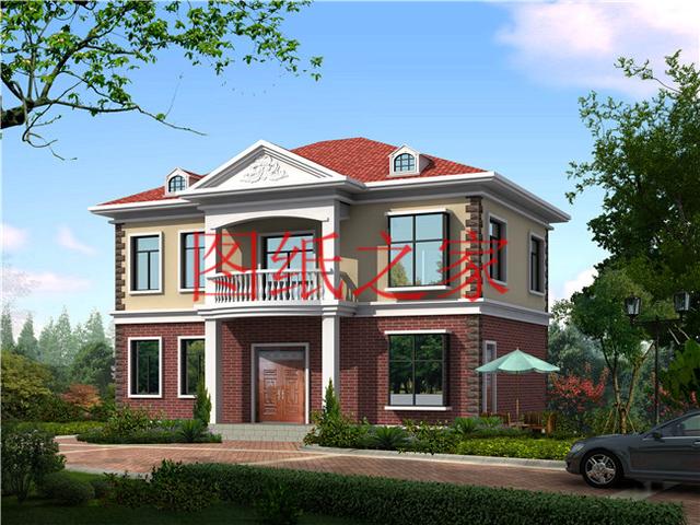 3套農(nóng)村二層別墅設(shè)計(jì)圖，占地110平方米左右，造價(jià)只要20萬，快來看看吧