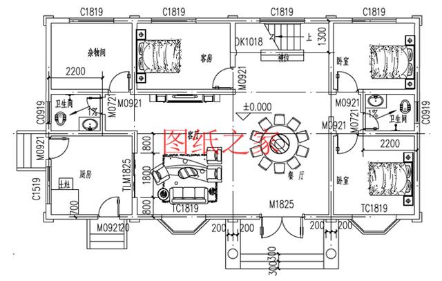農(nóng)村二層別墅設(shè)計圖，簡單大方，占地面積120平方米到150平方米
