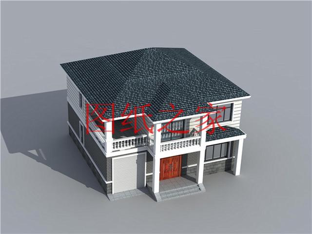 農(nóng)村二層別墅設(shè)計圖，簡單大方，占地面積120平方米到150平方米