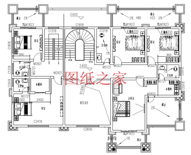 推薦4套時尚現(xiàn)代的三層別墅設計圖，客廳挑空，自建房的首選