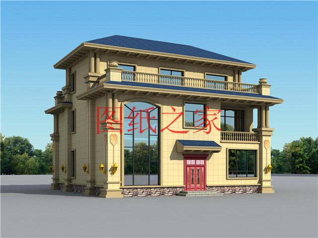 推薦4套時尚現(xiàn)代的三層別墅設計圖，客廳挑空，自建房的首選