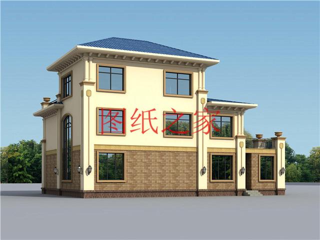 推薦4套時尚現(xiàn)代的三層別墅設計圖，客廳挑空，自建房的首選