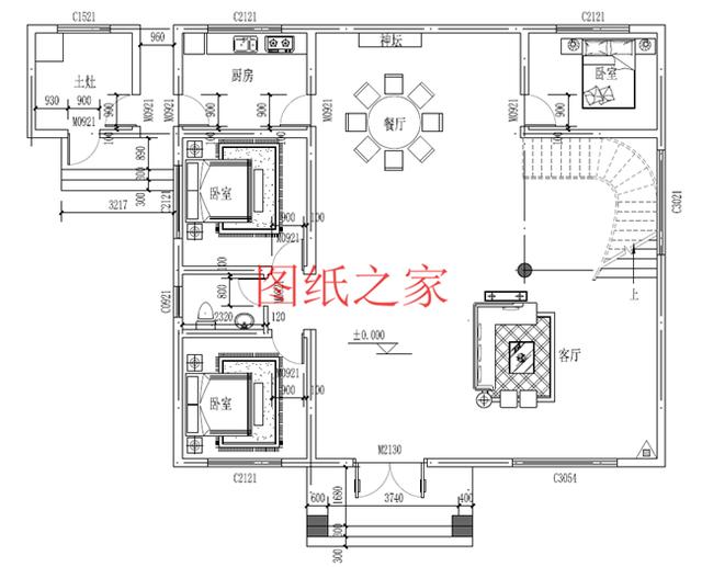 推薦4套時尚現(xiàn)代的三層別墅設計圖，客廳挑空，自建房的首選