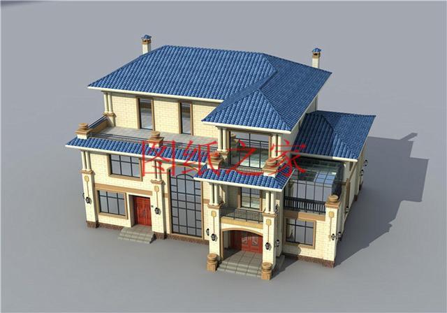 推薦4套時尚現(xiàn)代的三層別墅設計圖，客廳挑空，自建房的首選