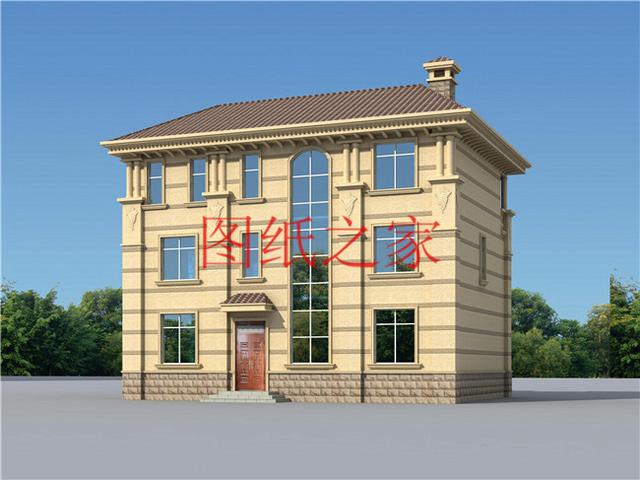 推薦4套時尚現(xiàn)代的三層別墅設計圖，客廳挑空，自建房的首選