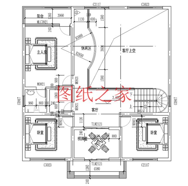 推薦4套時尚現(xiàn)代的三層別墅設計圖，客廳挑空，自建房的首選