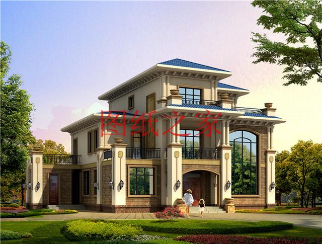 推薦4套時尚現(xiàn)代的三層別墅設計圖，客廳挑空，自建房的首選