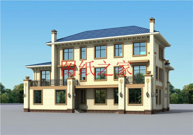 推薦4套時尚現(xiàn)代的三層別墅設計圖，客廳挑空，自建房的首選