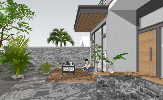 34萬農(nóng)村別墅設(shè)計圖帶車庫 海南的朋友建房可以這樣建